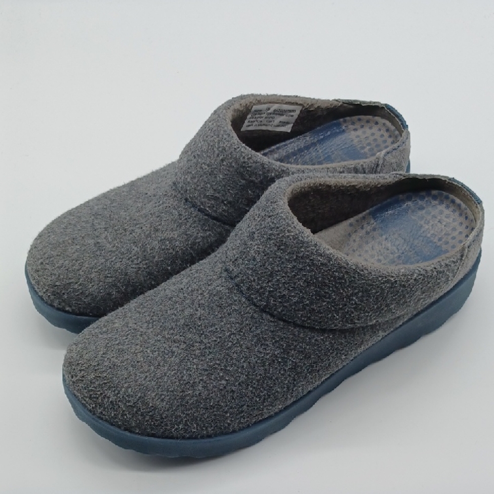 Dansko Lucie Wool Clogs Shoes SZ EU 38 US 7.5-8 Gray Comfy